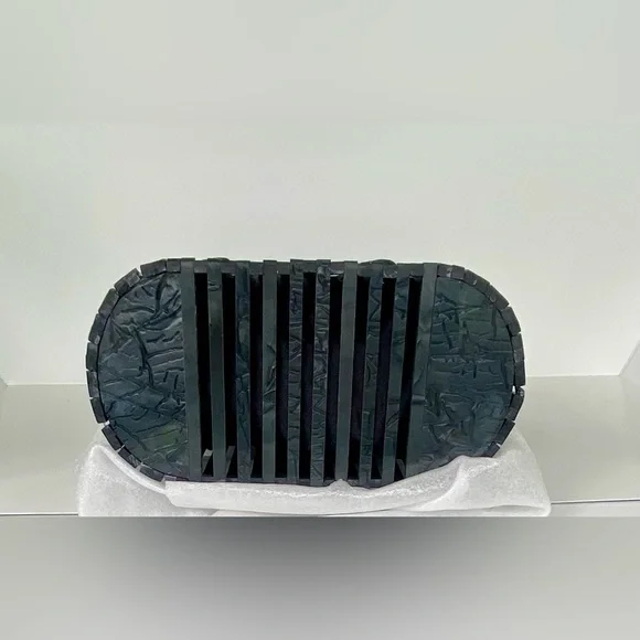 LOVESTITCH Resin Tote Bag, Shoulder Bag, Handbag, Pearl-Black - Picture 6 of 10